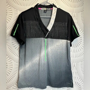 Jamie Sadock Women’s Short Sleeve Rain Print Large‎